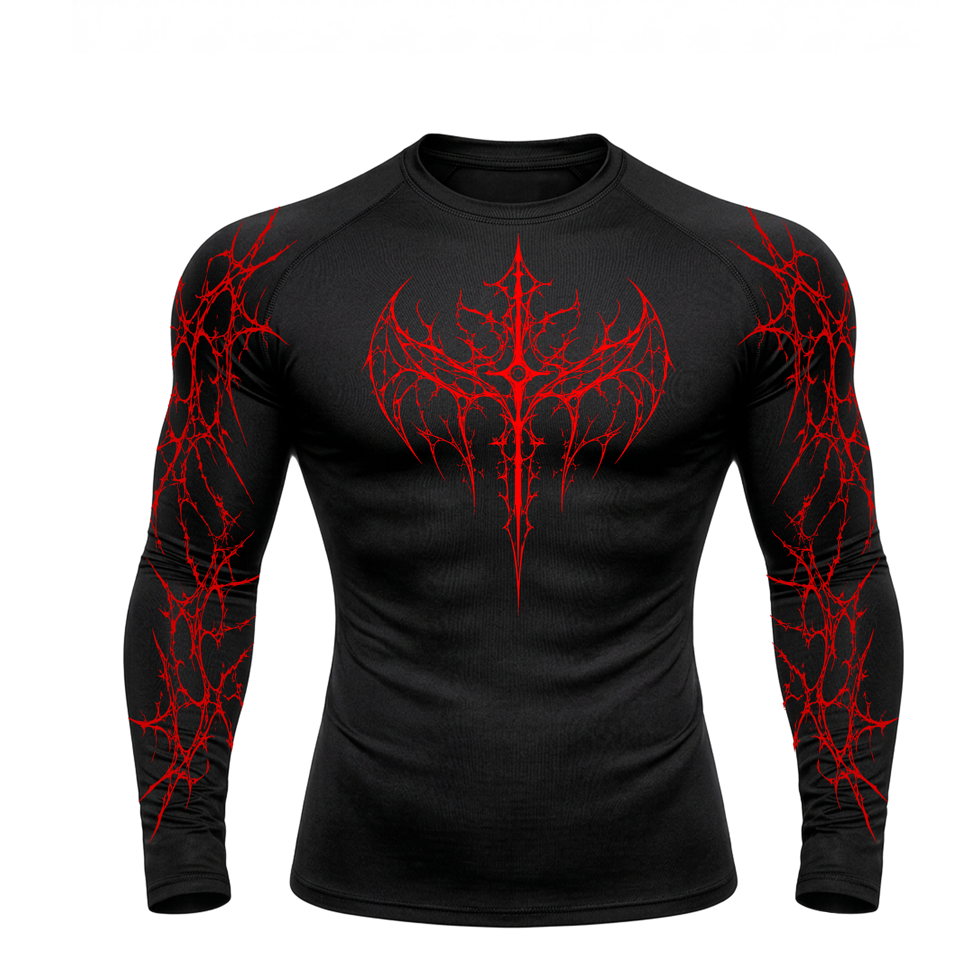 Blood Sigil Compression Long Sleeve | GYMVORYX
