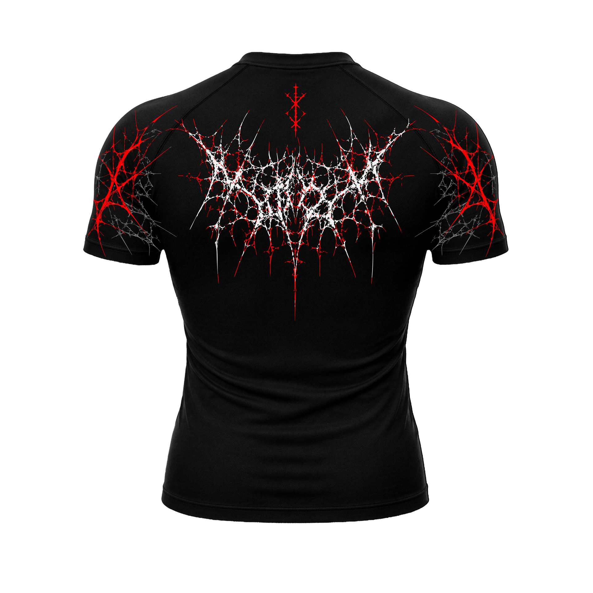 Crimson Web Compression – T-Shirt | GYMVORYX