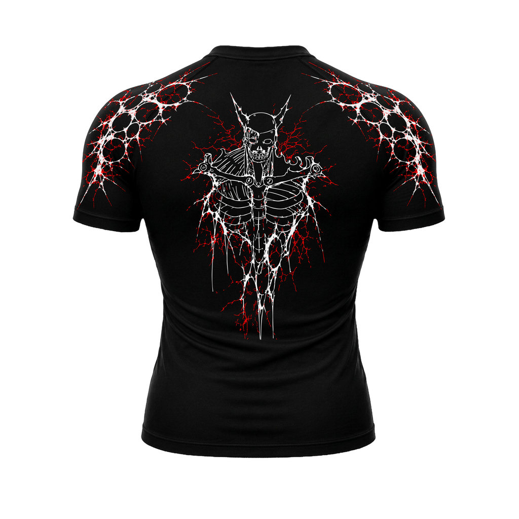 Crimson Susano Compression Shirt | GYMVORYX