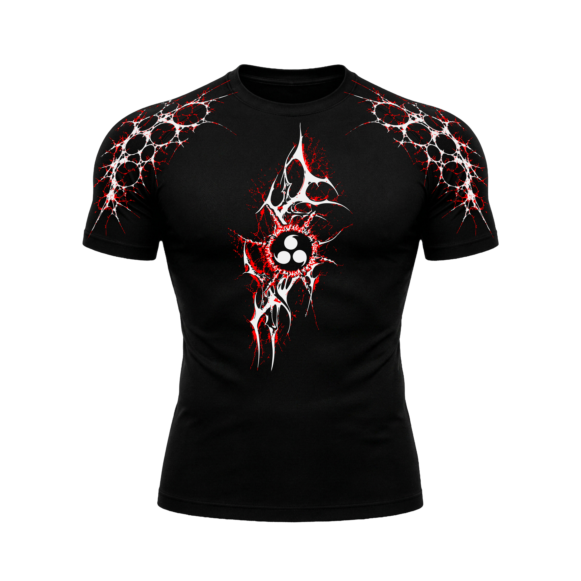 Crimson Susano Compression Shirt | GYMVORYX