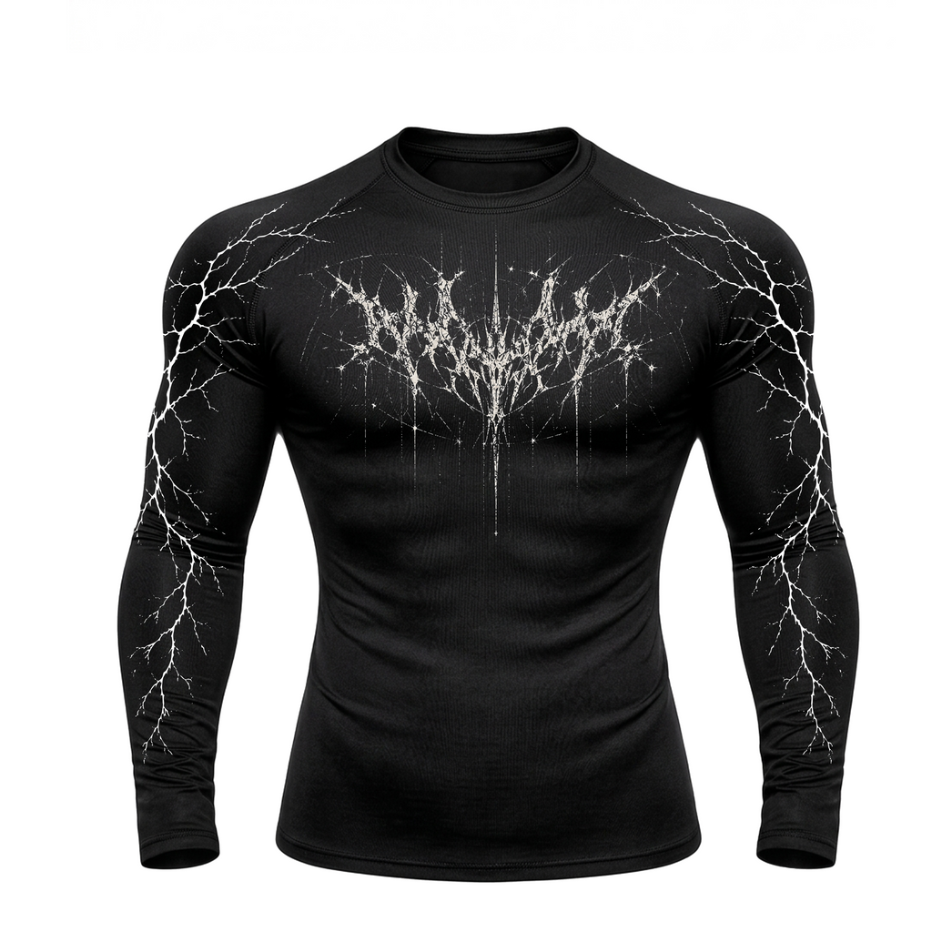 Abyssal Throne Compression Long Sleeve | GYMVORYX