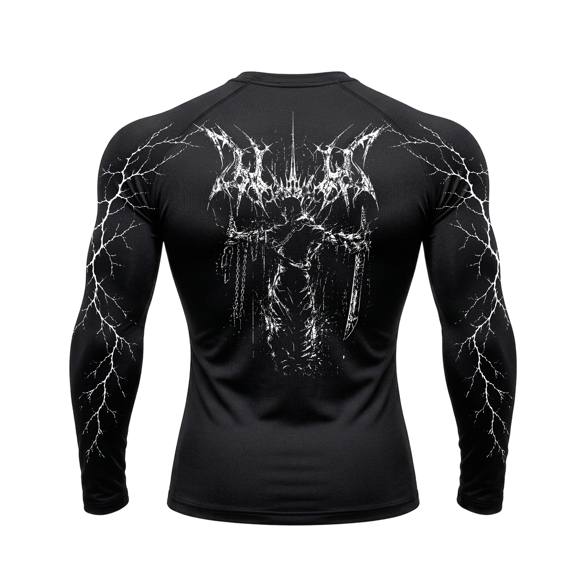 Abyssal Throne Compression Long Sleeve | GYMVORYX