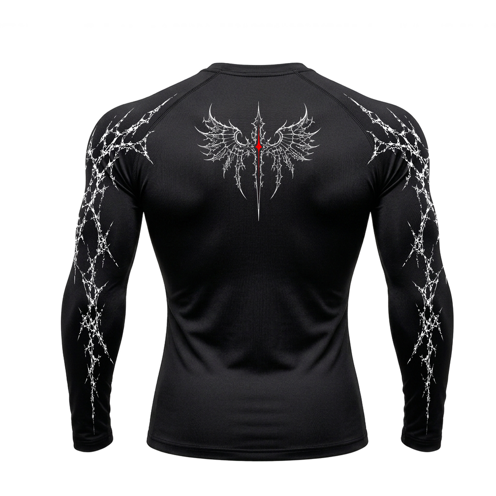 Eclipse Wings Compression Long Sleeve | GYMVORYX
