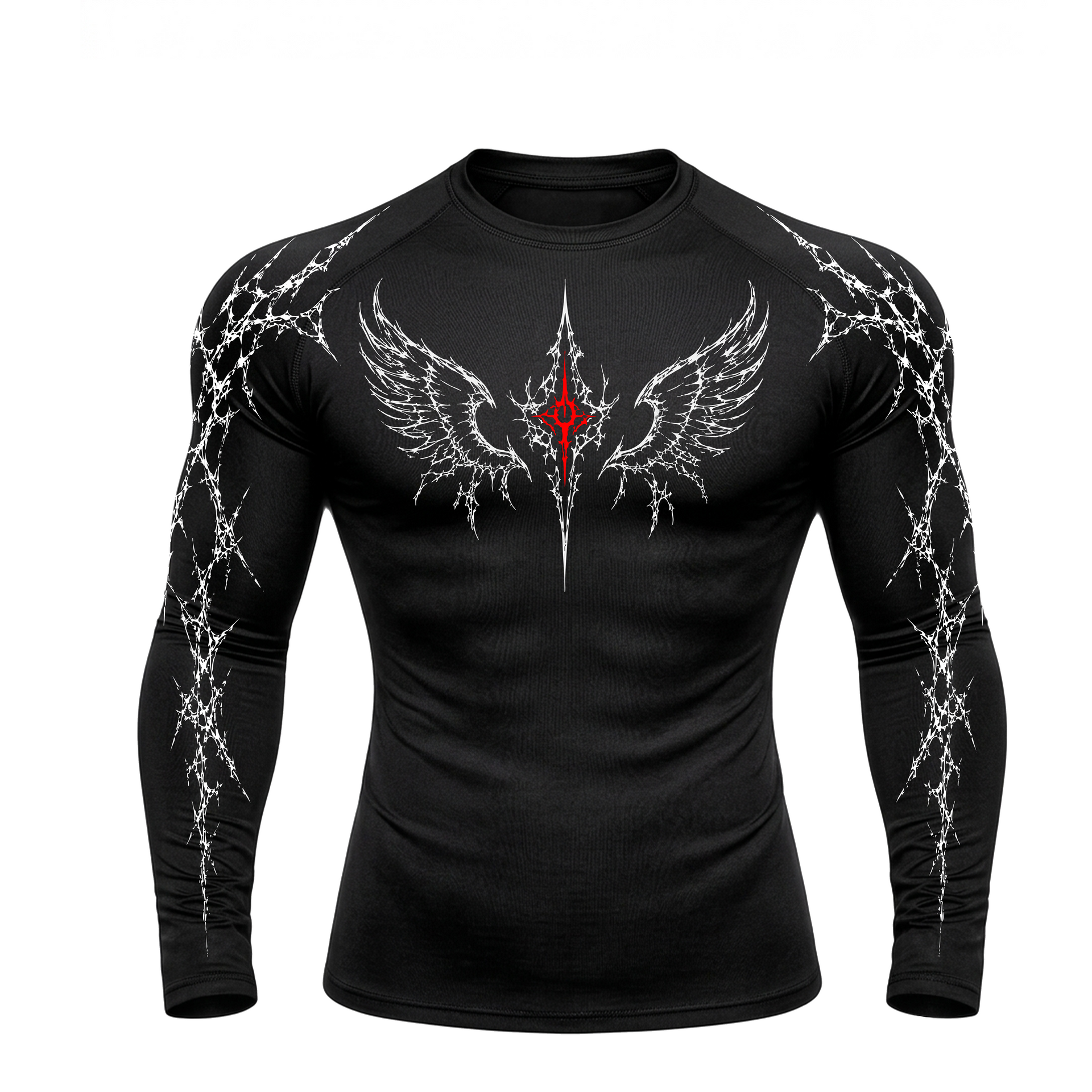 Eclipse Wings Compression Long Sleeve | GYMVORYX
