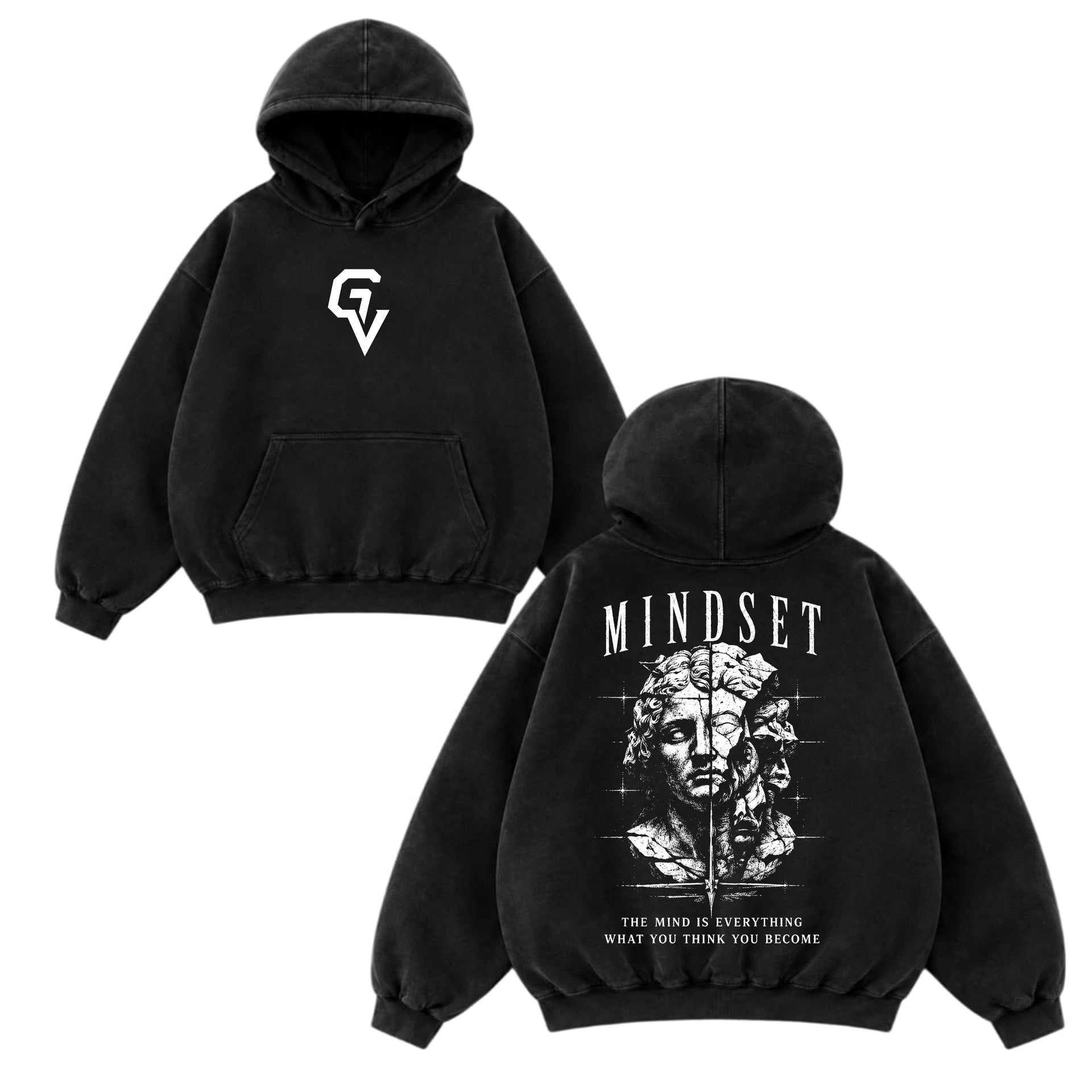 Mindset Discipline Oversized Hoodie | GYMVORYX