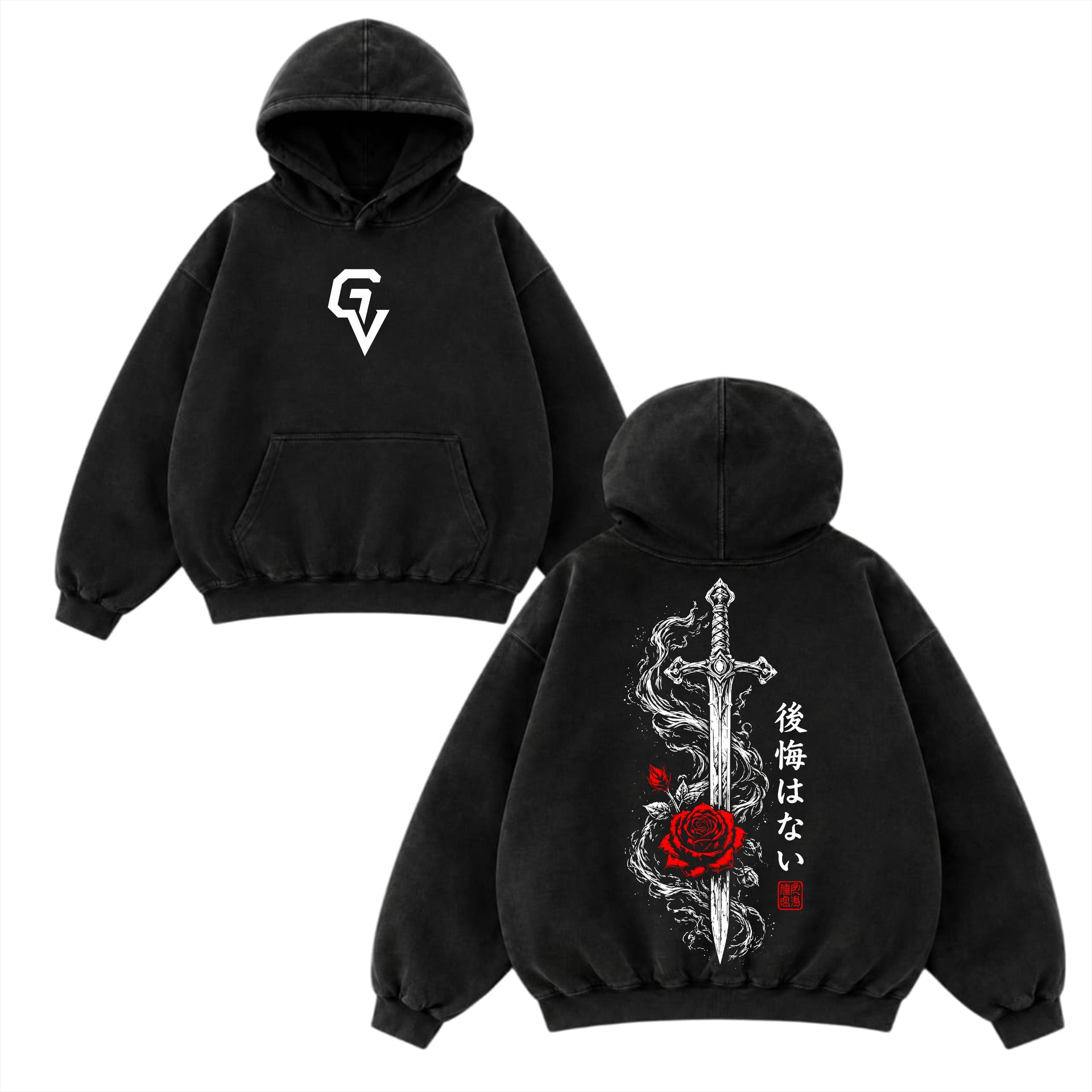 Blade & Rose Oversized Hoodie | GYMVORYX