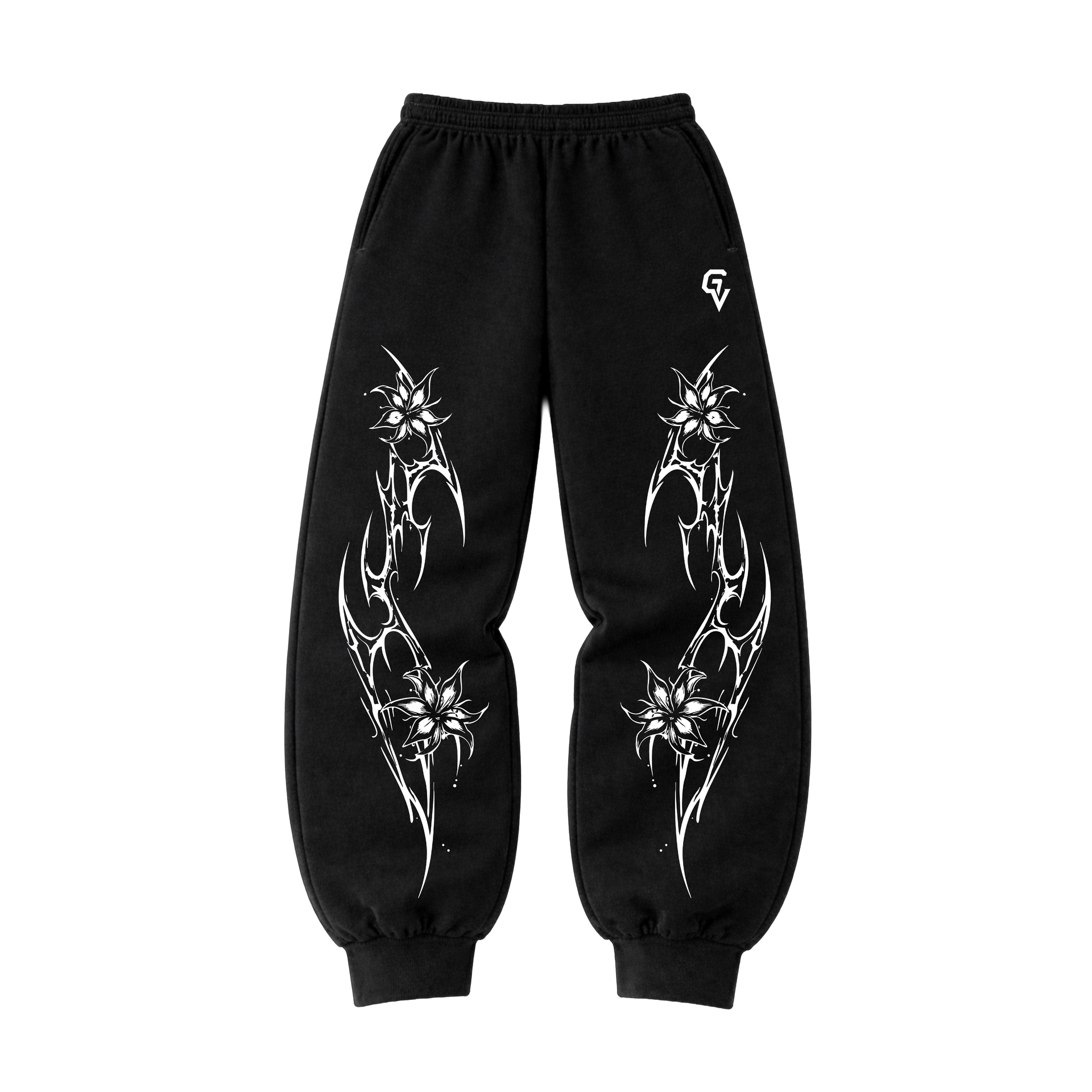 Floral Thorn Jogger Pants | GYMVORYX
