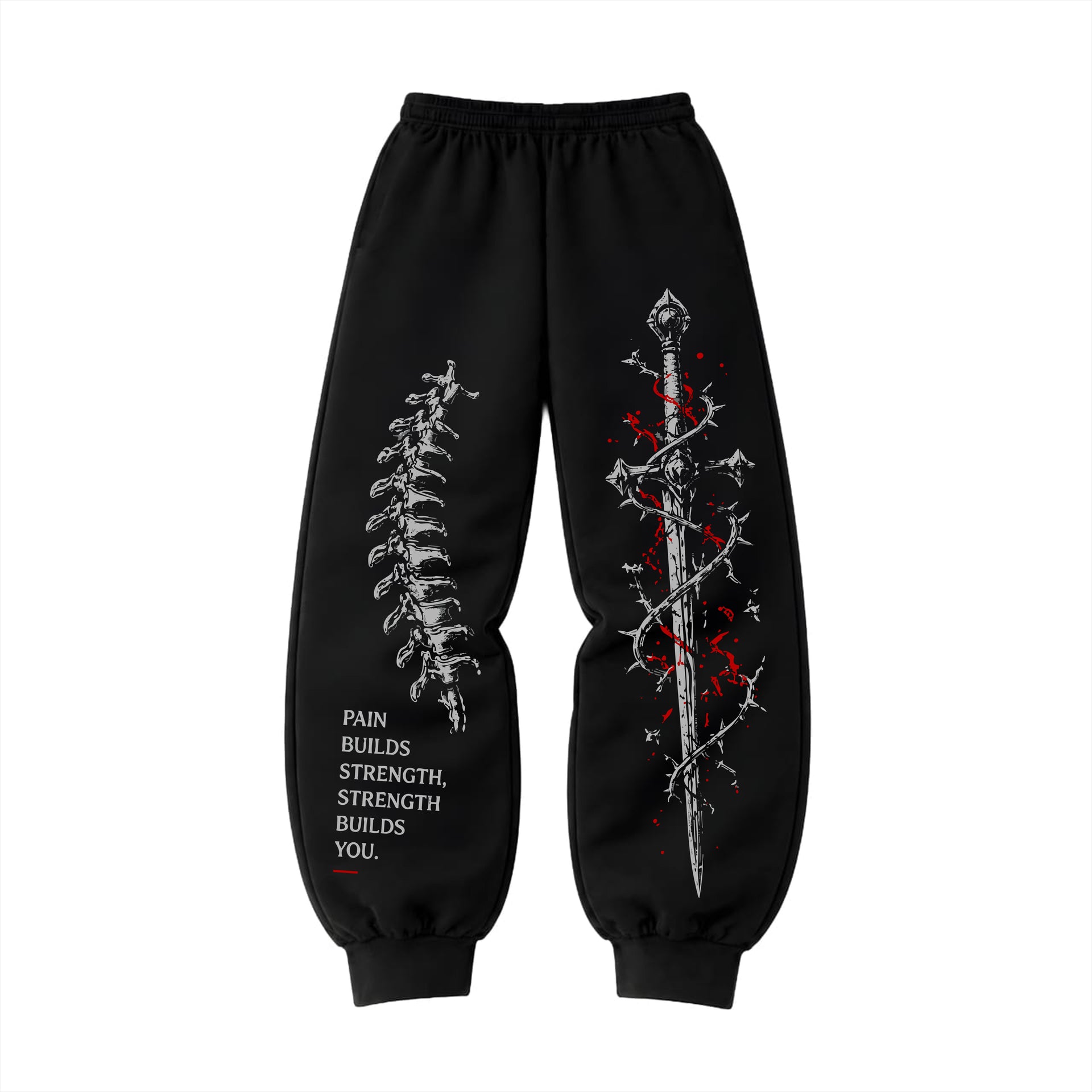 Pain Builds Strength Pants | GYMVORYX