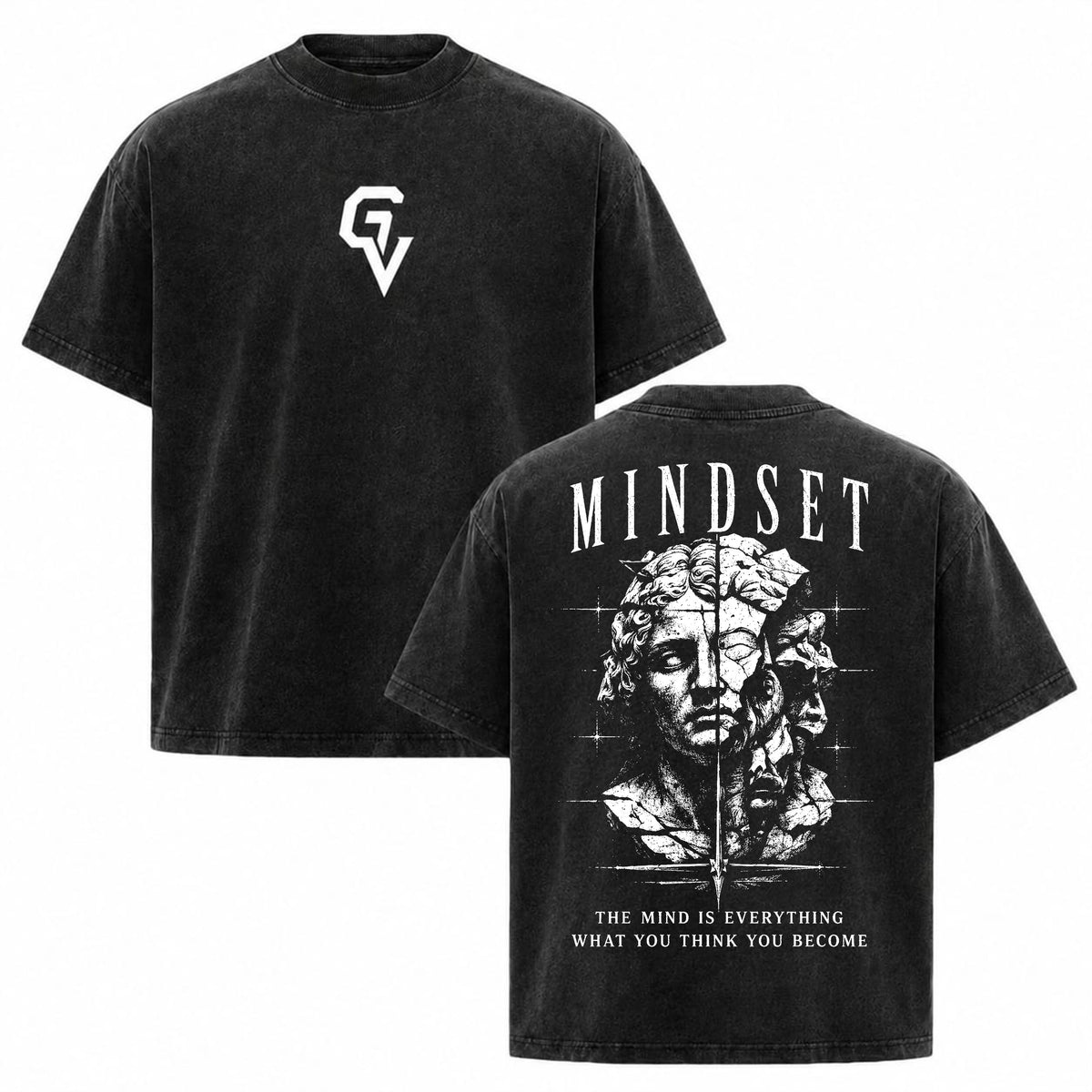 Mindset Discipline Oversized T-Shirt | GYMVORYX