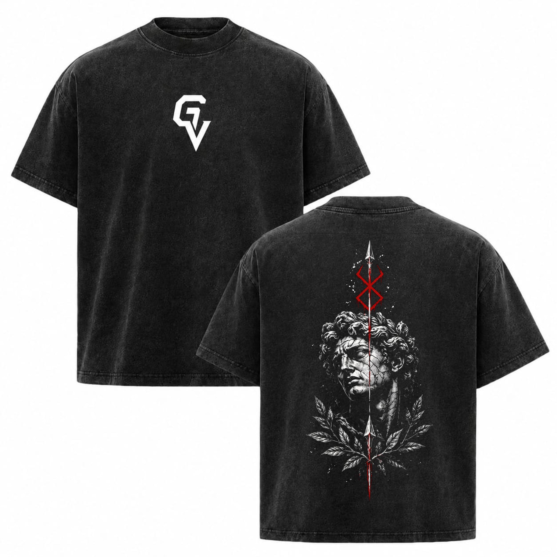 Crimson Spear Oversized T-Shirt | GYMVORYX