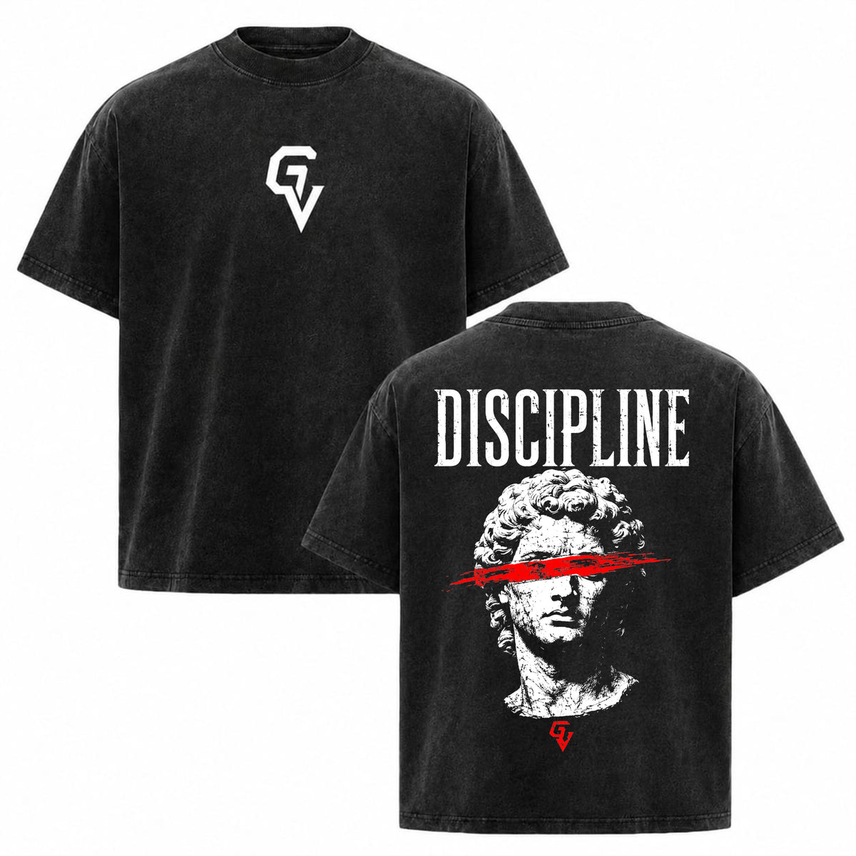 Discipline Statue Oversized T-Shirt | GYMVORYX