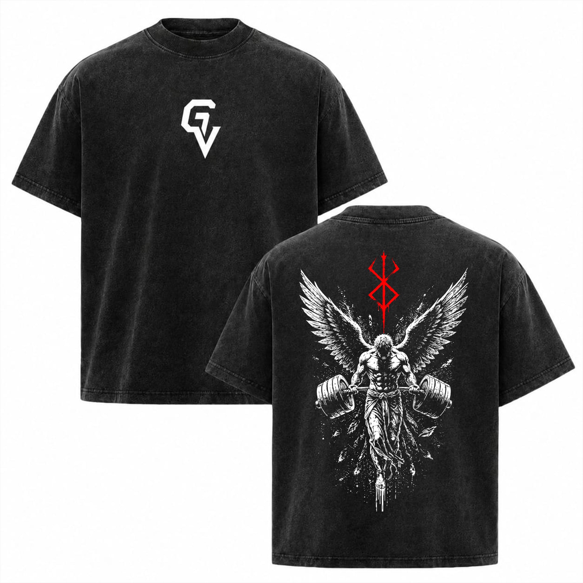 Winged Titan Oversized T-Shirt | GYMVORYX