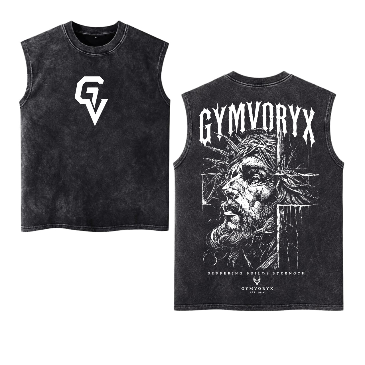 Suffering Oversized Sleeveless Tee | GYMVORYX
