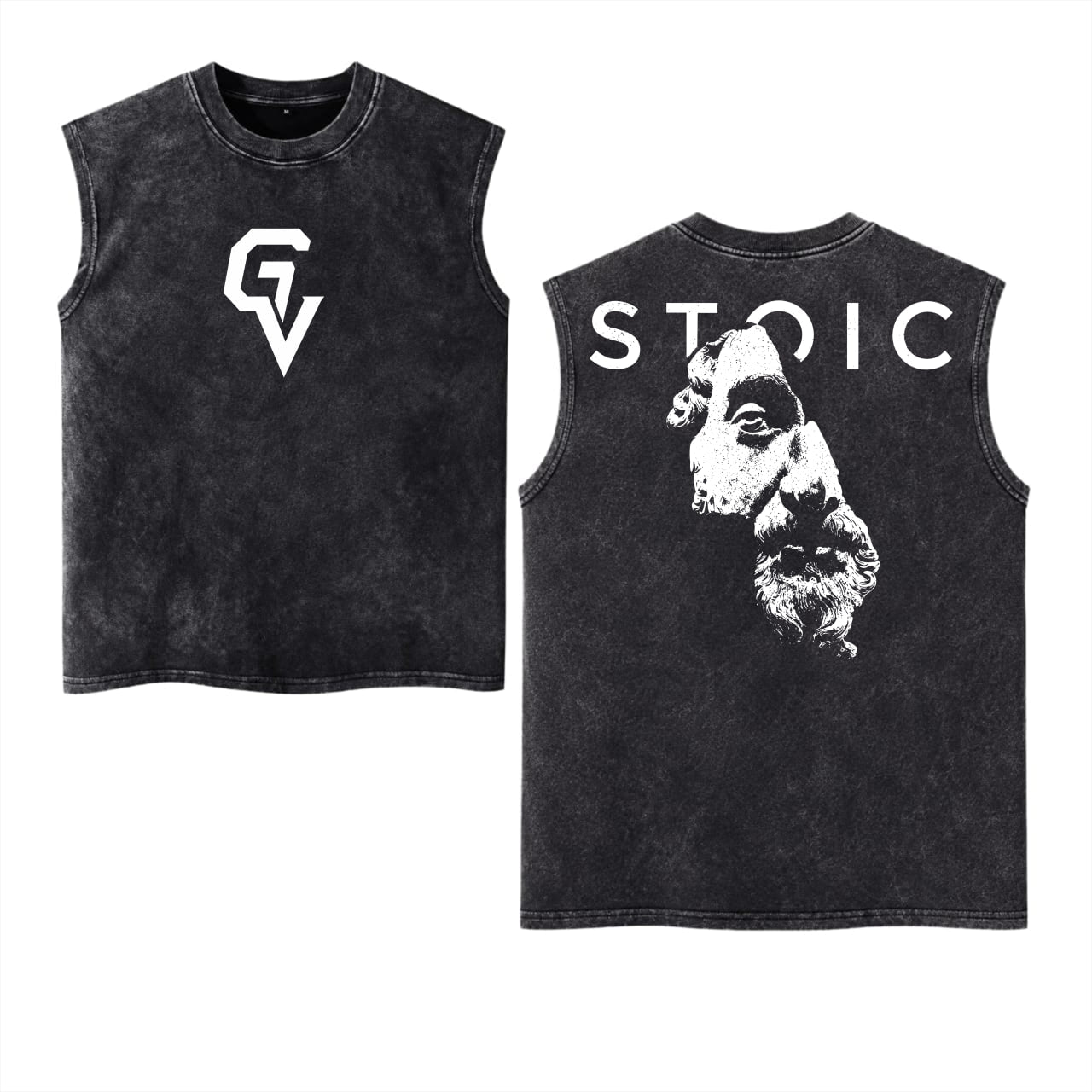 Stoic Oversized Sleeveless Tee | GYMVORYX