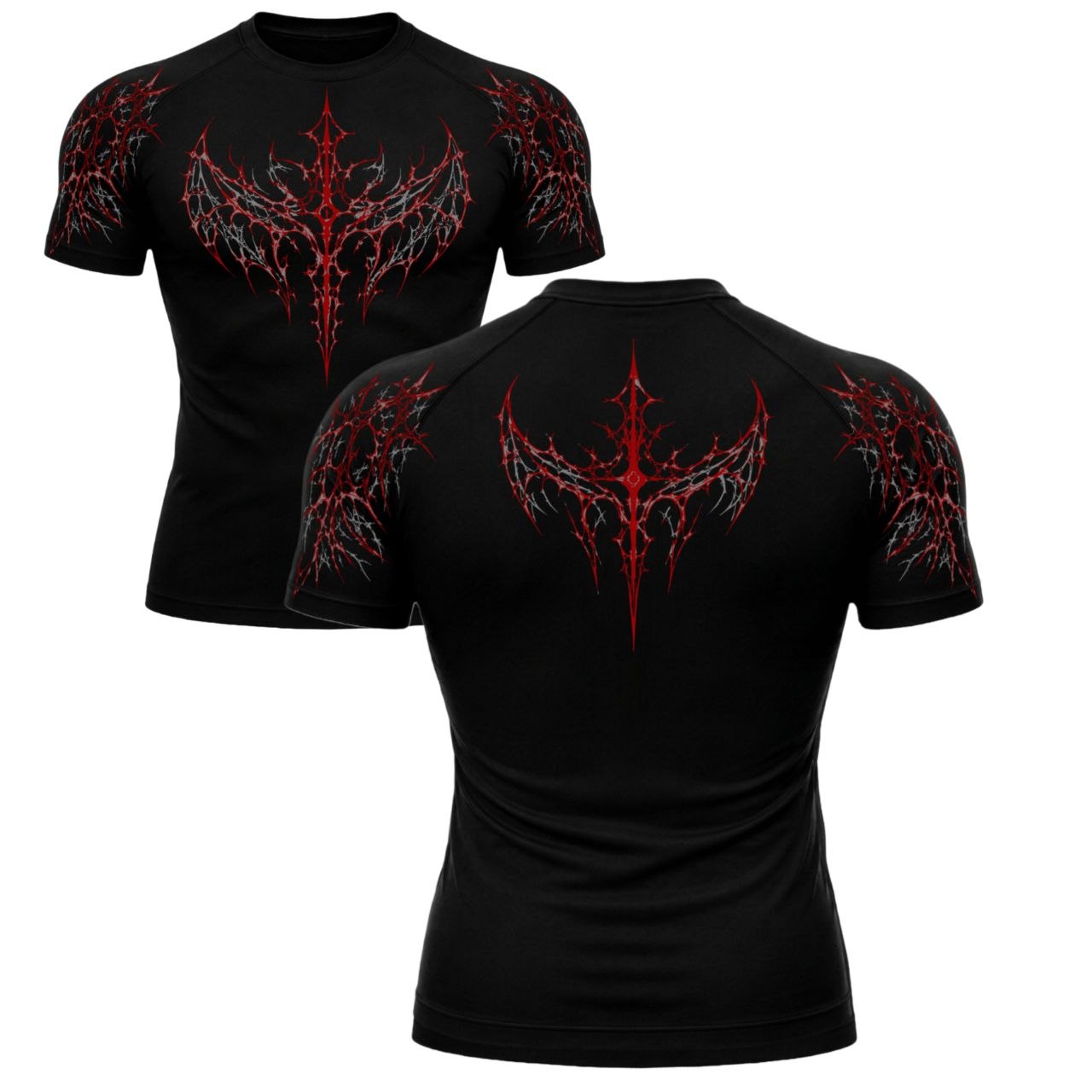Blood Sigil Compression Shirt | GYMVORYX