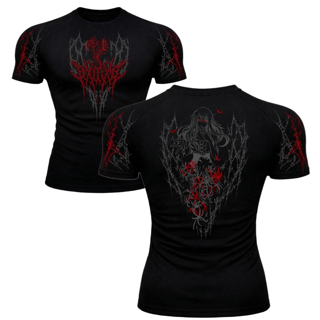 kaneki Compression T-Shirt – Aesthetic Gym Tee | GYMVORYX