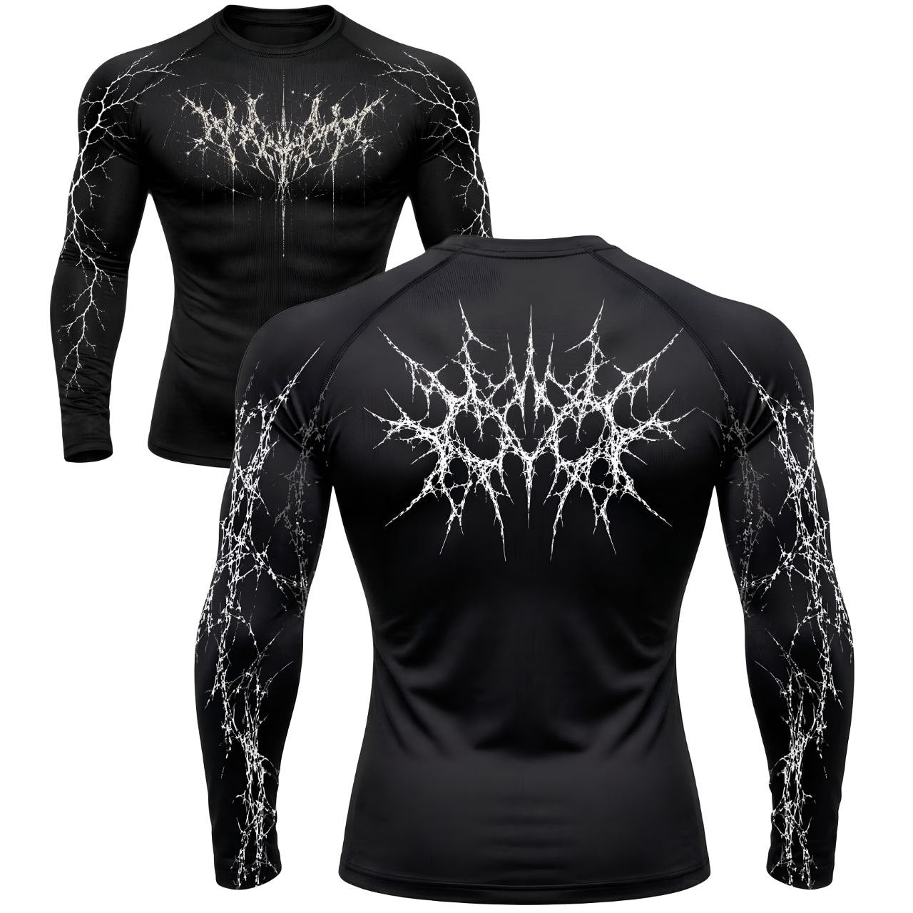 Abyssal Throne Compression Long Sleeve | GYMVORYX