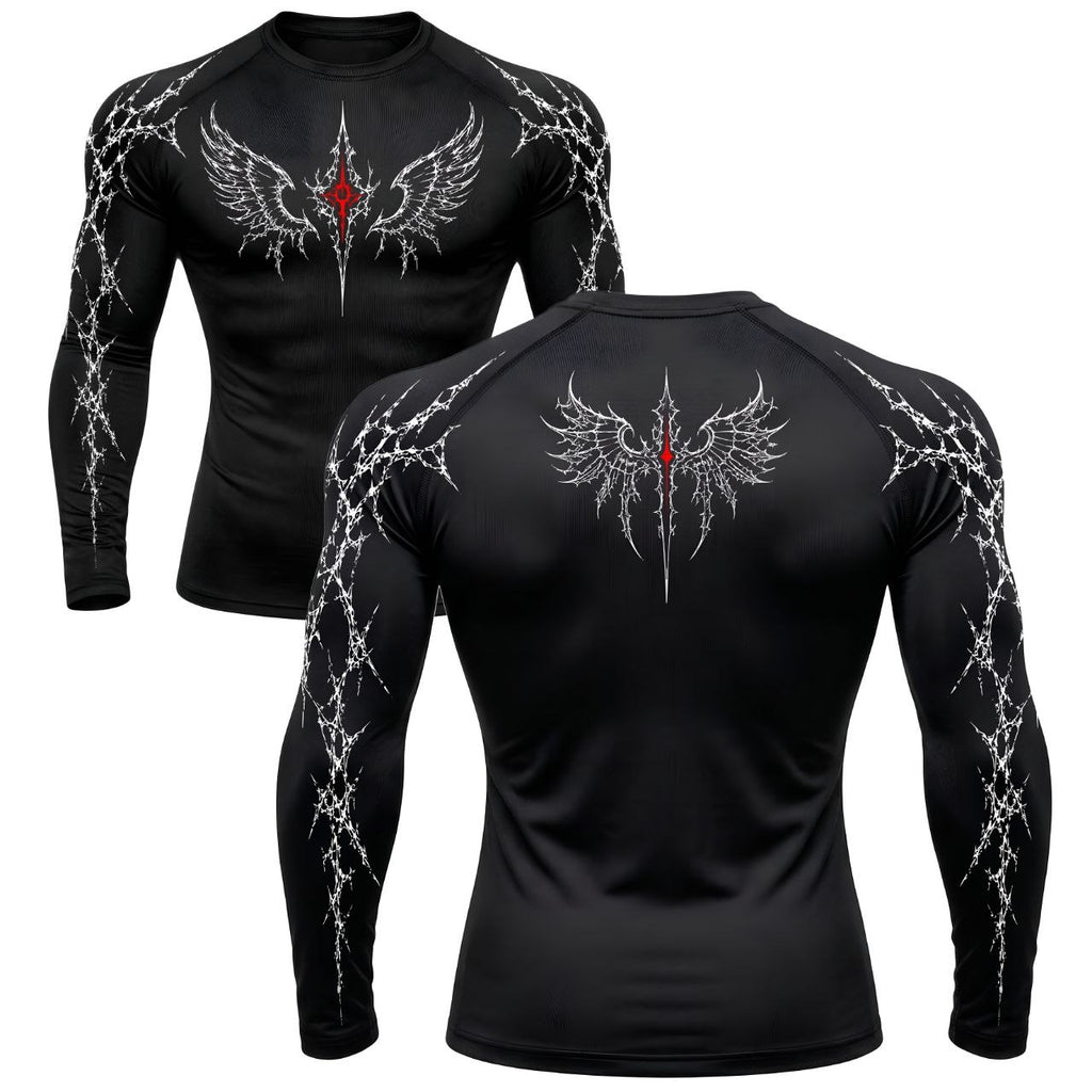 Eclipse Wings Compression Long Sleeve | GYMVORYX
