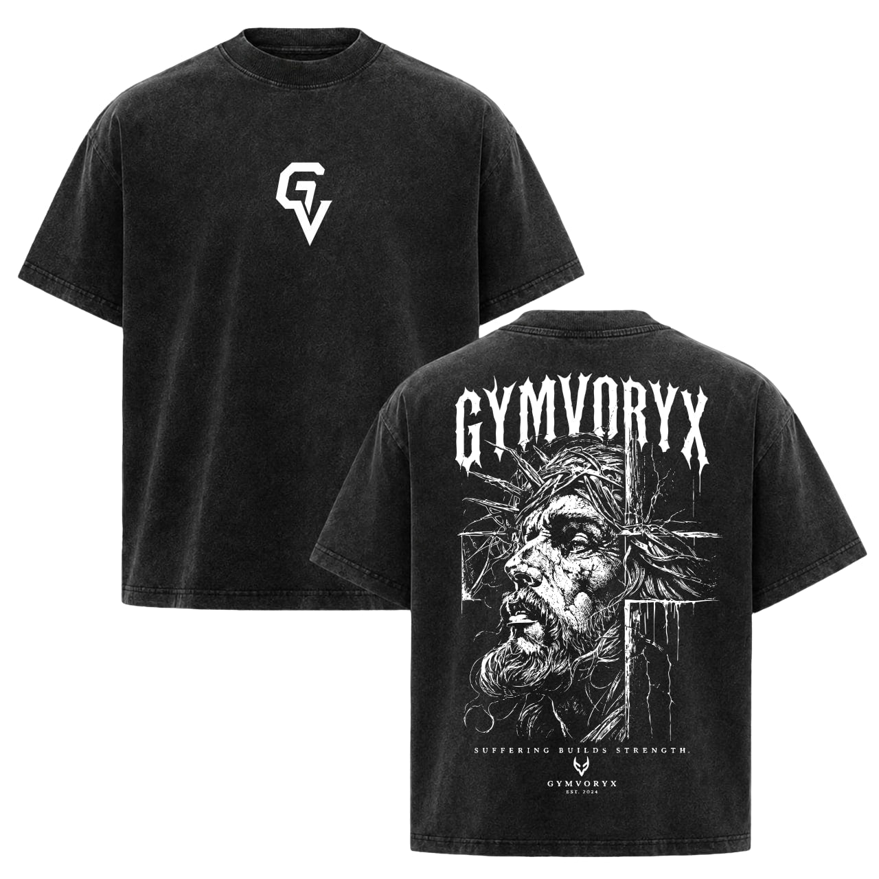 Suffering Oversized Tee | GYMVORYX