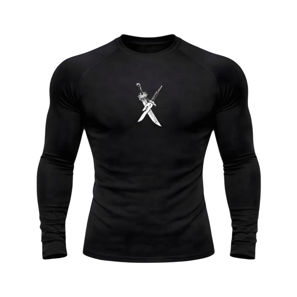 Crossed Blades Compression – Long Sleeve | GYMVORYX