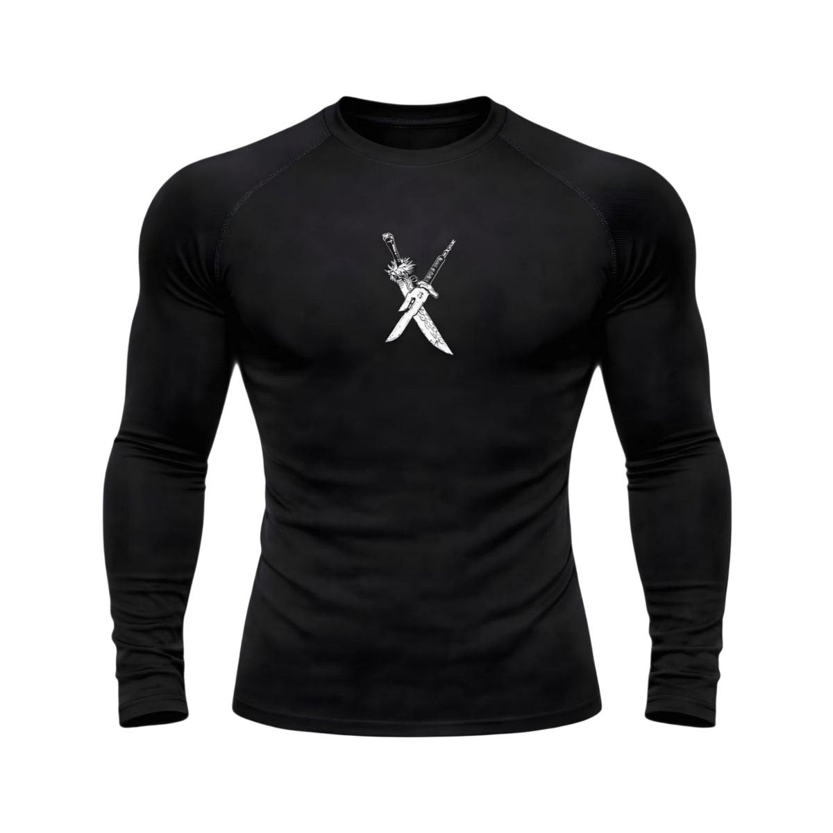 Crossed Blades Compression – Long Sleeve | GYMVORYX