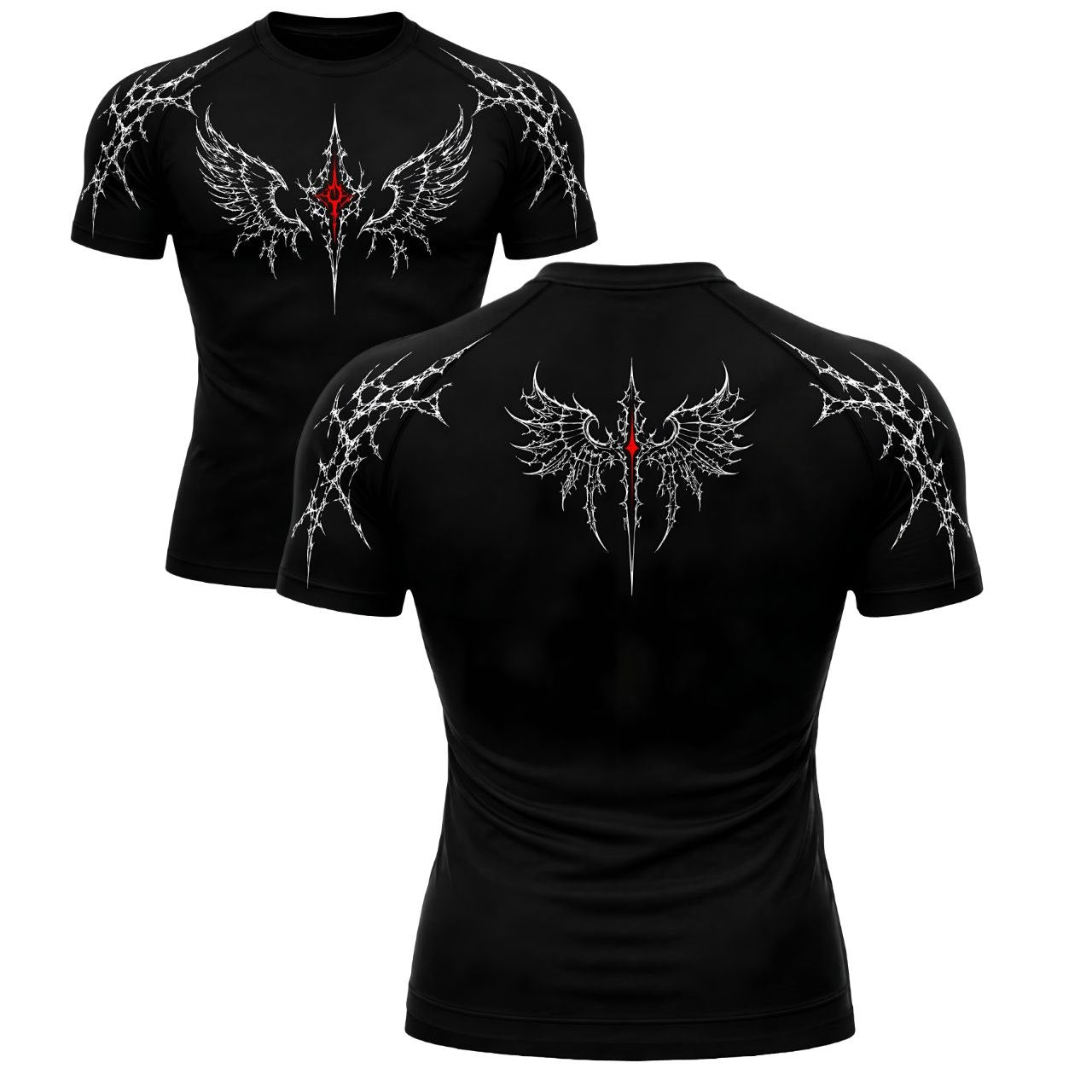 Eclipse Wings Compression Shirt | GYMVORYX