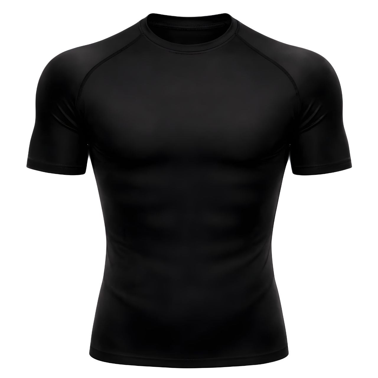Core Fit black and white Compression -gym T-Shirt | Gymevoyx