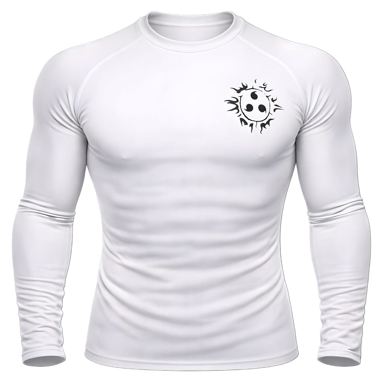 Sasuke Curse Mark Compression-long-sleeve| GYMVORYX