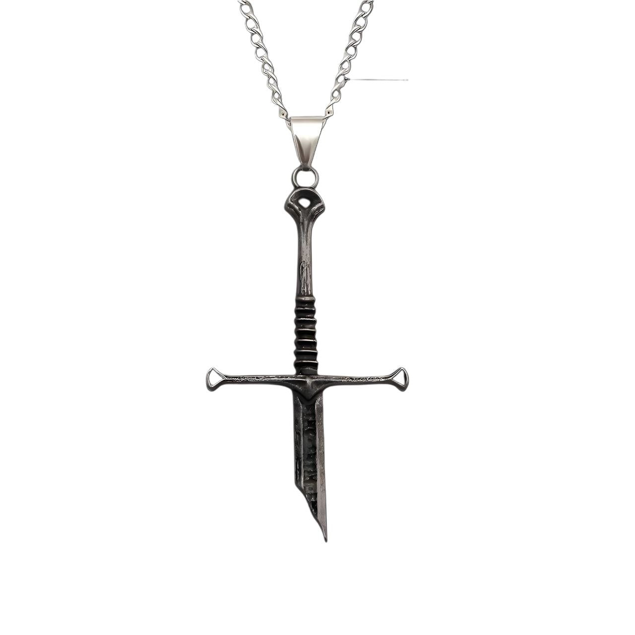 Knight Sword Pendant Necklace | GYMVORYX