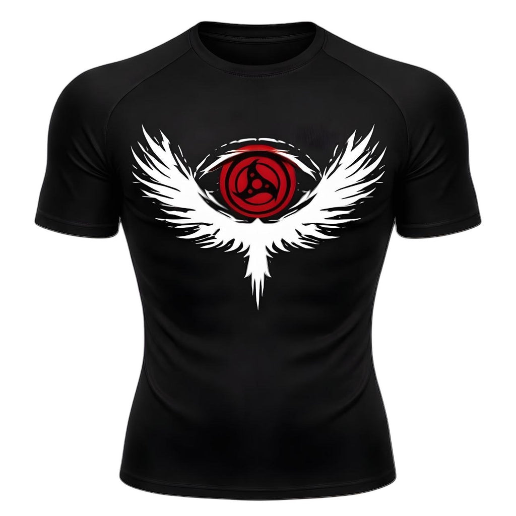 Crimson Eye Ascend Compression – T-Shirt | GYMVORYX