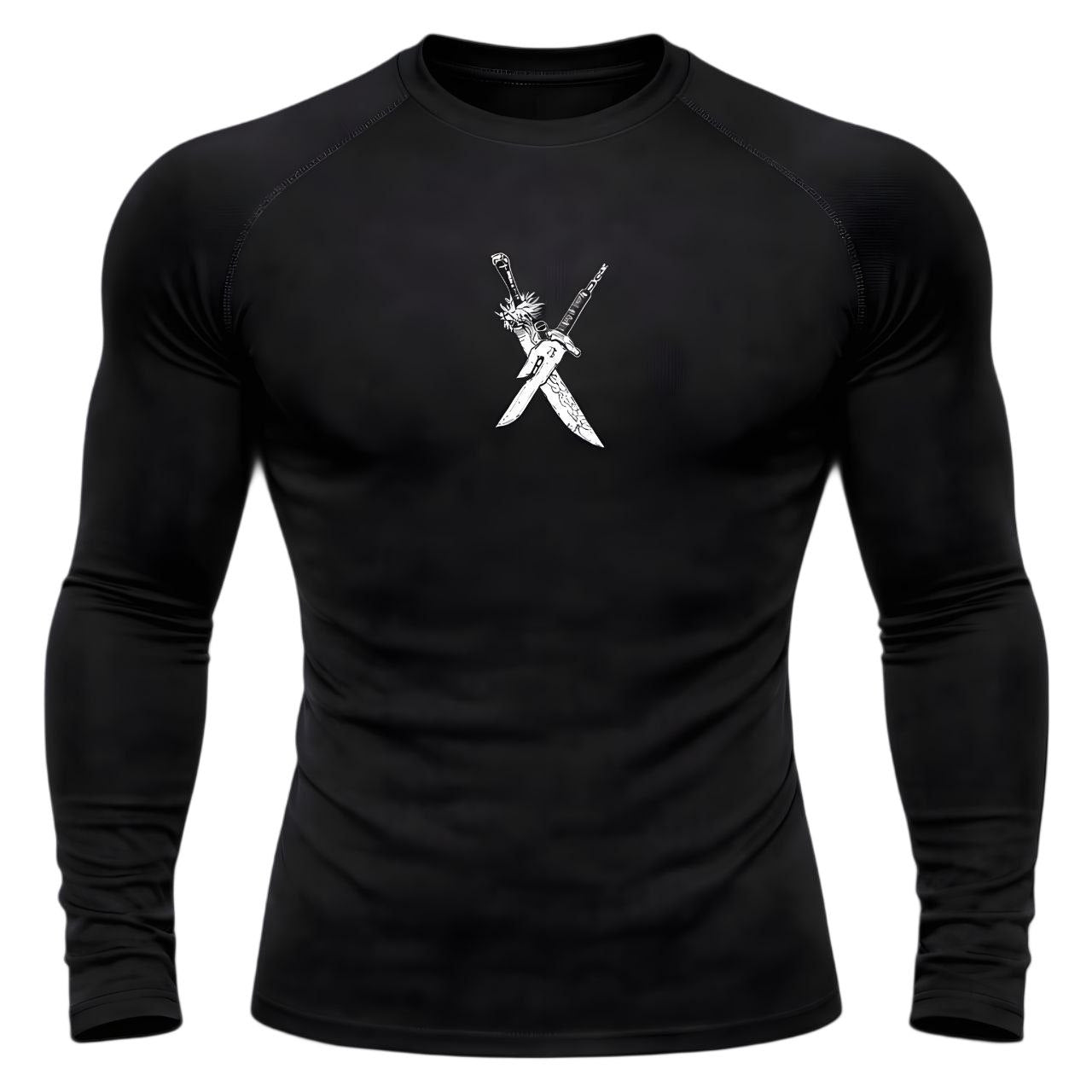 Crossed Blades Compression – Long Sleeve | GYMVORYX