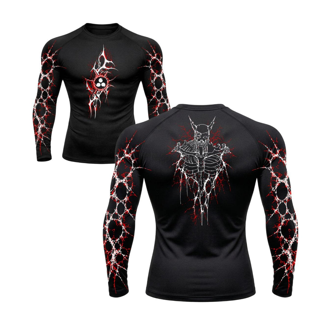 Crimson Susano Compression Long Sleeve | GYMVORYX