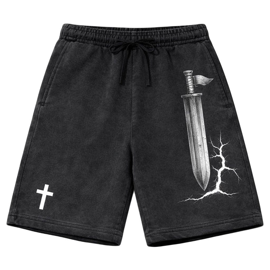 Thunder Blade – Streetwear Sweat Shorts | GYMVORYX
