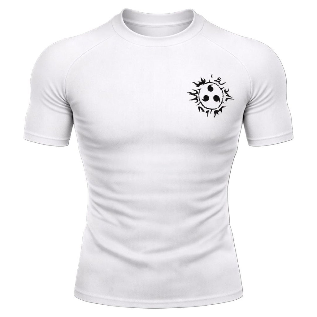 Sasuke Curse Mark Compression–T-Shirt | Gymvoryx