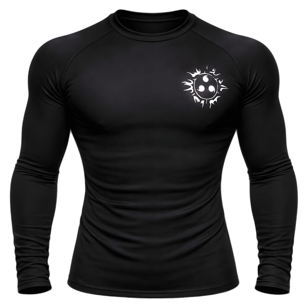 Sasuke Curse Mark Compression-long-sleeve| GYMVORYX