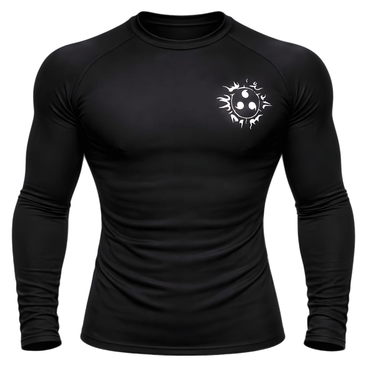 Sasuke Curse Mark Compression-long-sleeve| GYMVORYX