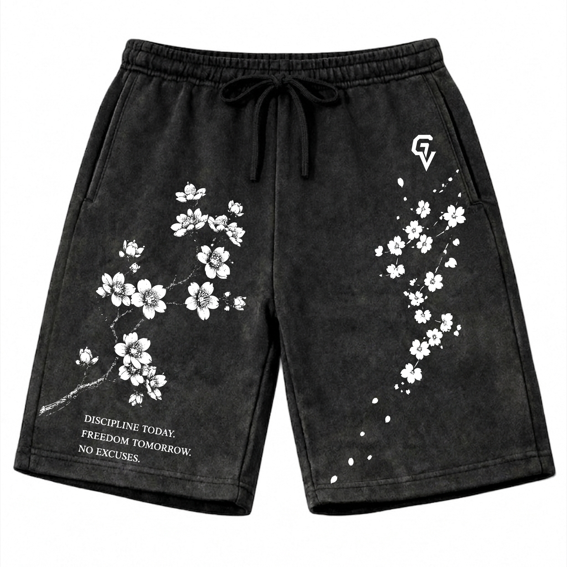 Sakura Discipline Shorts | GYMVORYX