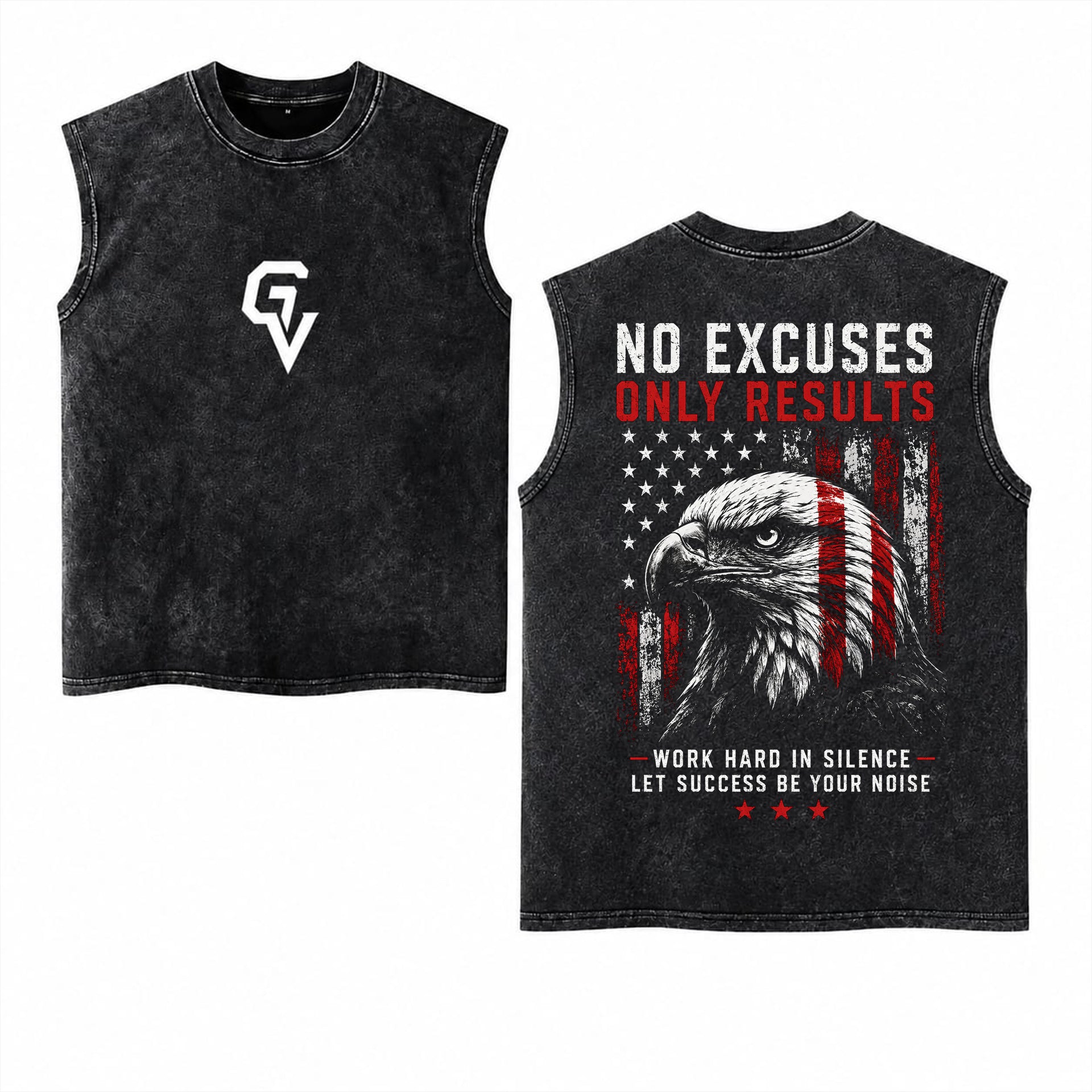 No Excuses Only Results Tank | GYMVORYX