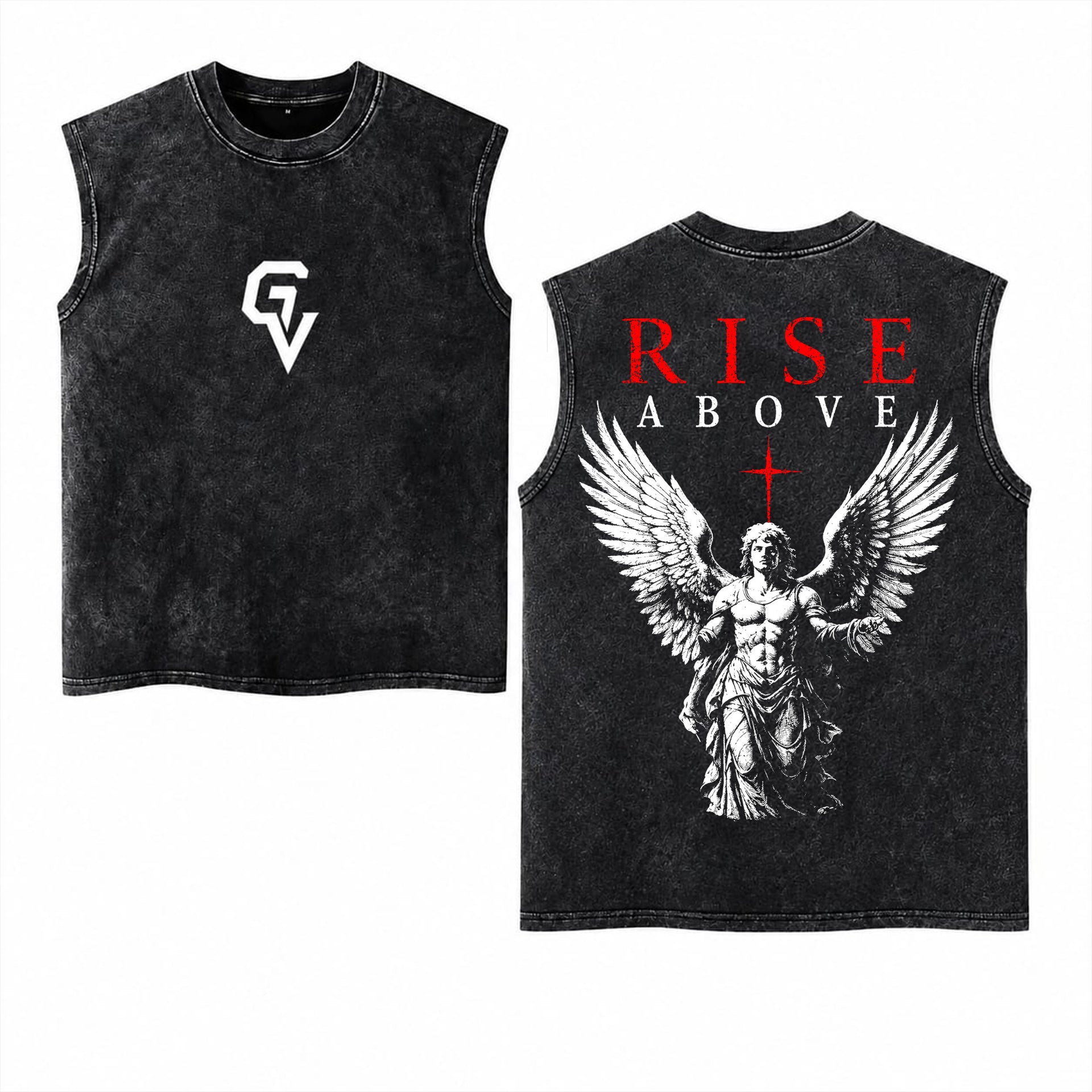 Rise Above Angel Tank | GYMVORYX